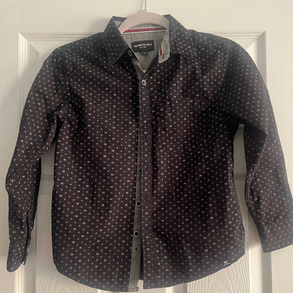 Boys Kenneth Cole button down shirt- worn once- size 8